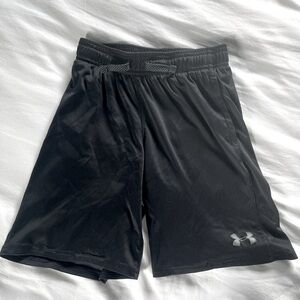 Under Armour Woven Boys' Shorts black, size: YSM (7-8 years old)